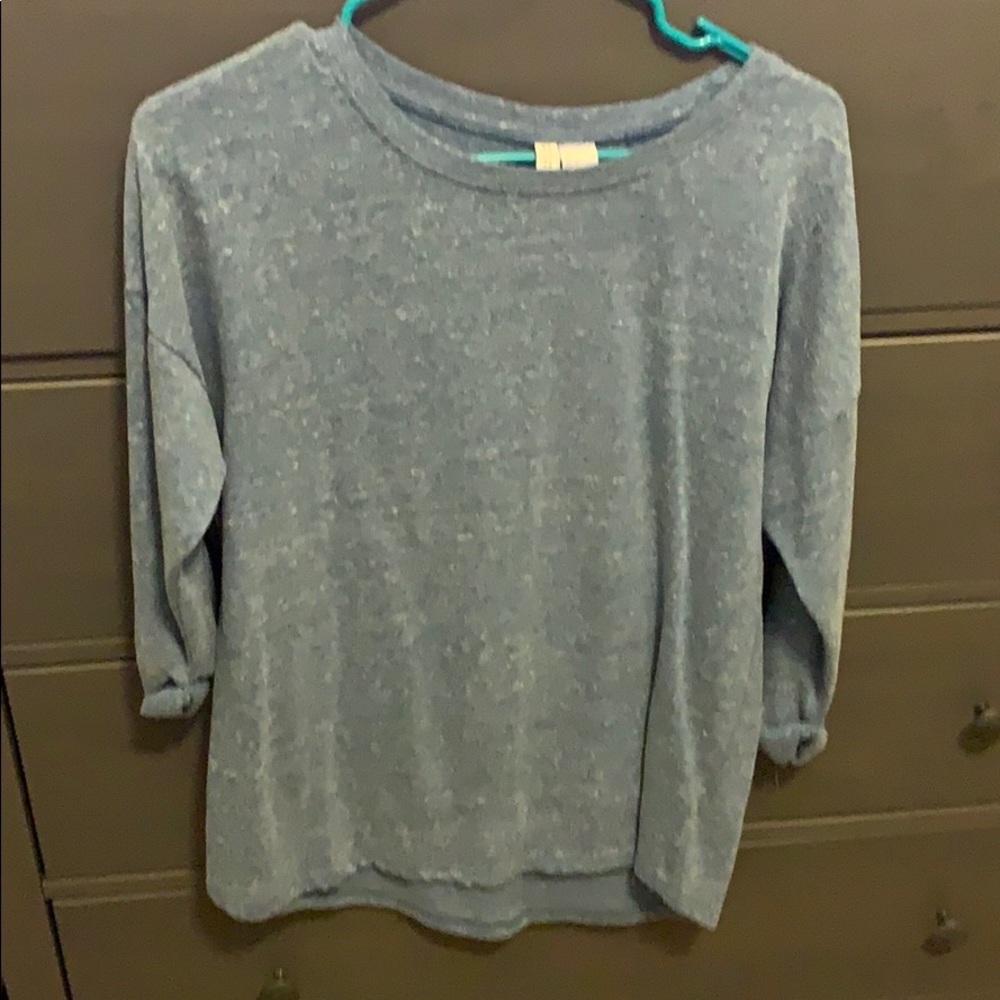 Oversized 3/4 sleeve shirt